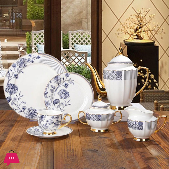JOHANSON BROS Bone China Tea Set 24 Pcs