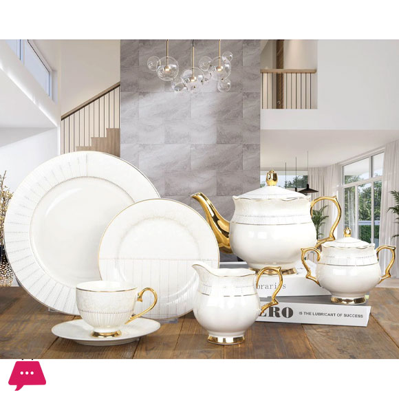 JOHANSON BROS Bone China Tea Set 24 Pcs