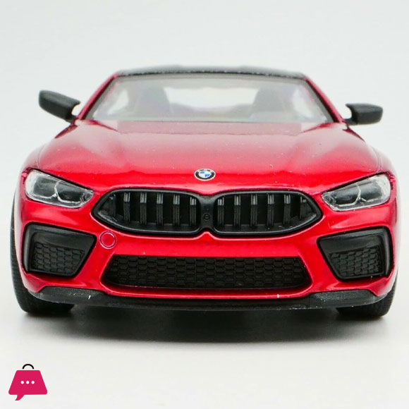 KiNSMART BMW M8 Competition Coupe Red 5 inch 1:36 Scale Die Cast Metal Model Toy Car