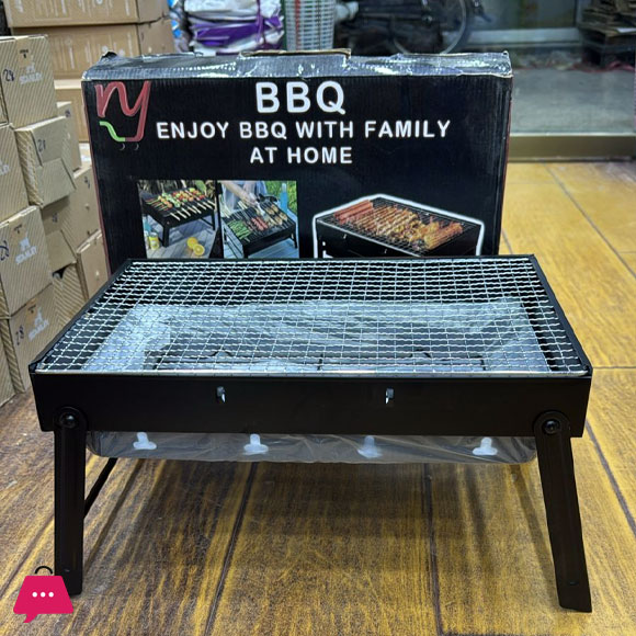 Folding Portable Charcoal BBQ Grill 1-6 Persons