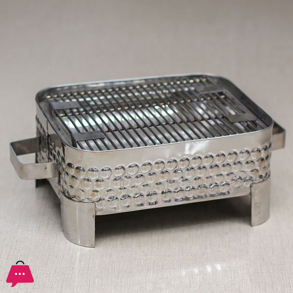 BBQ Barbecue Grill Copper and Stainless Steel Barbecue Grill BBQ Grill Outdoor Picnic and for Home Use