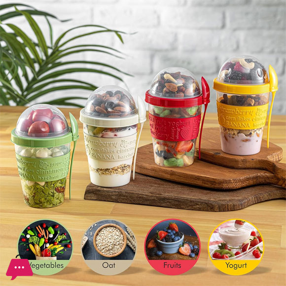 On-The-Go Cup With Spoon