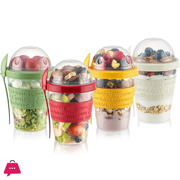 On-The-Go Cup With Spoon