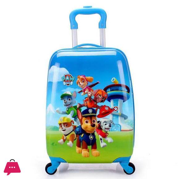 18 inch Disney Travel Suitcase with Wheels Cartoon Luggage Travel Bags For Children