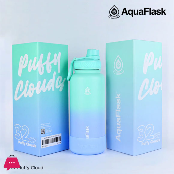 Aquaflask Pastel Color Wide Mouth Water Bottle 32oz-946ml