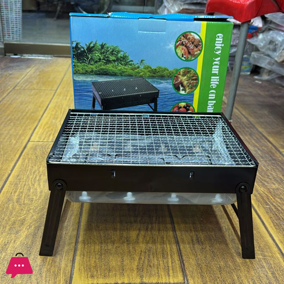 Folding Portable Charcoal BBQ Grill 1-6 Persons