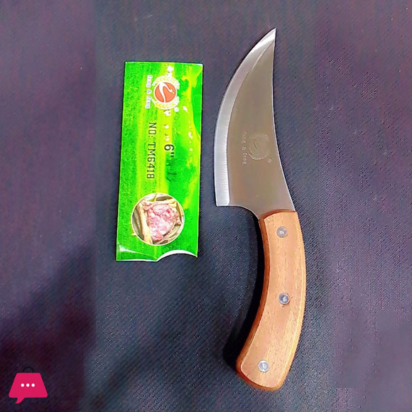 Stainless Steel Meat Knife Woden Handle