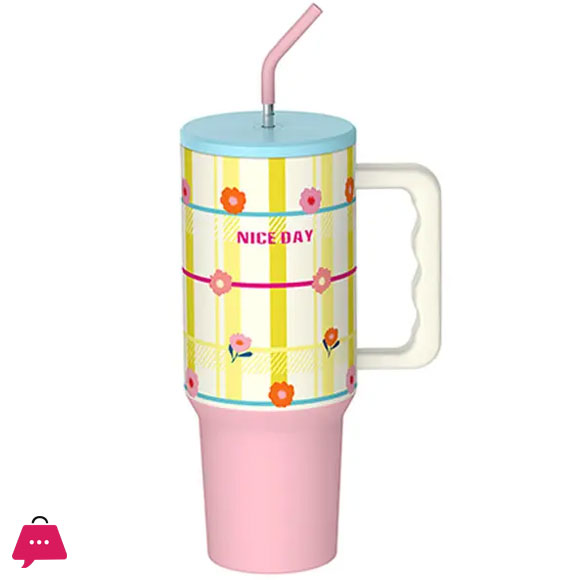 Stainless Steel Tumbler 40 Oz With Handle 1200 ML