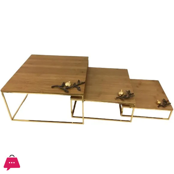 3 Piece Cake Stand WB1102 SQ