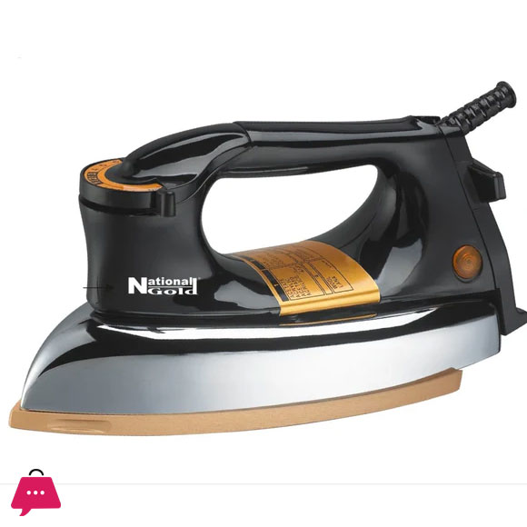 National Dry Iron Golden Plate Heavy Weight 1200 NG 786-M92B