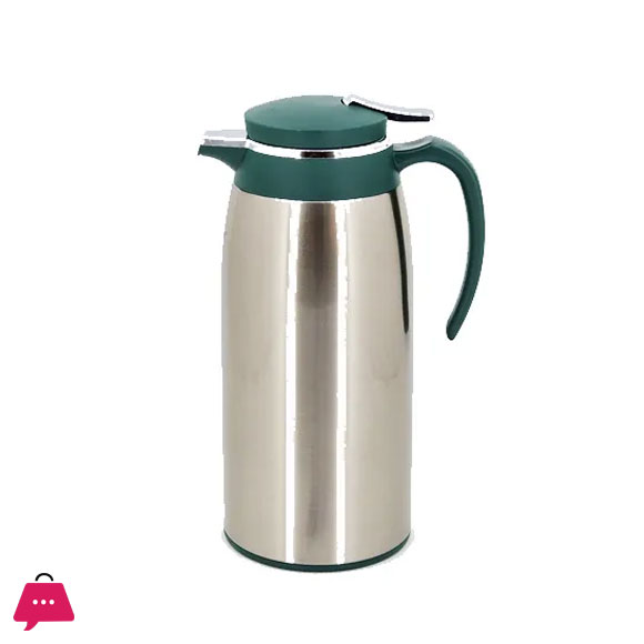Stainless Steel Vacuum Flask Glass Refill Insulated Tea Pot Coffee Thermos Simple Design