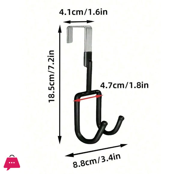 1Pc Over The Door Hooks Soft Rubber Heavy Duty Hooks