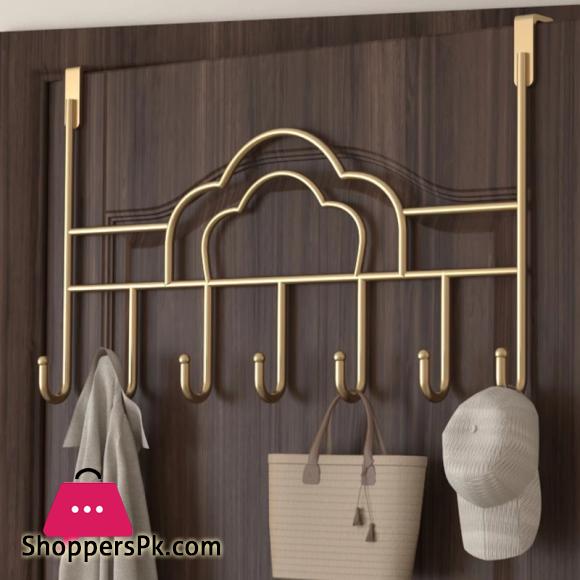 Door Hooks No Punch Needed Extendable Hanging Organizer for Towels