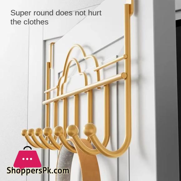 Door Hooks No Punch Needed Extendable Hanging Organizer for Towels