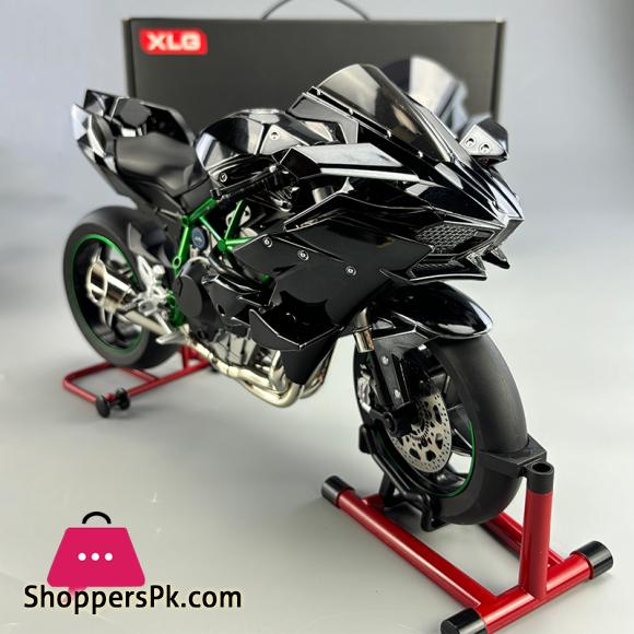 Kawasaki Ninja 500 H2R Die Cast Spray 1:6 Racing Motorcycle with Light Sound