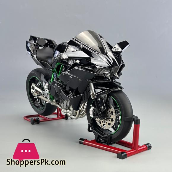 Kawasaki Ninja 500 H2R Die Cast Spray 1:6 Racing Motorcycle with Light Sound