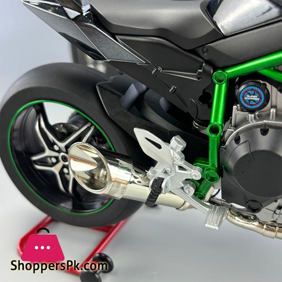 Kawasaki Ninja 500 H2R Die Cast Spray 1:6 Racing Motorcycle with Light Sound