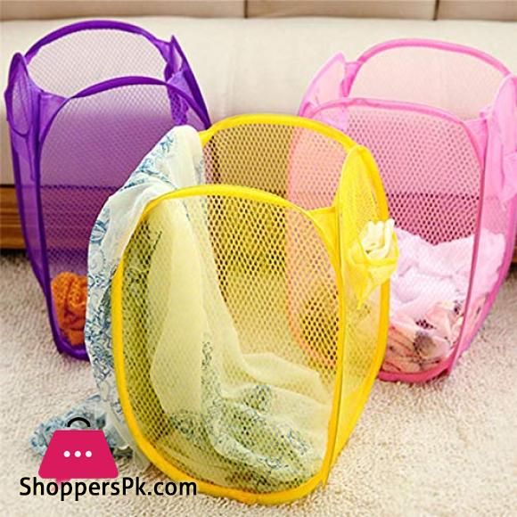 Laundry Basket Dirty Clothes Basket Bathroom Folding Laundry Hamper Wall Hanging Plastic Large Clothes Storage Basket