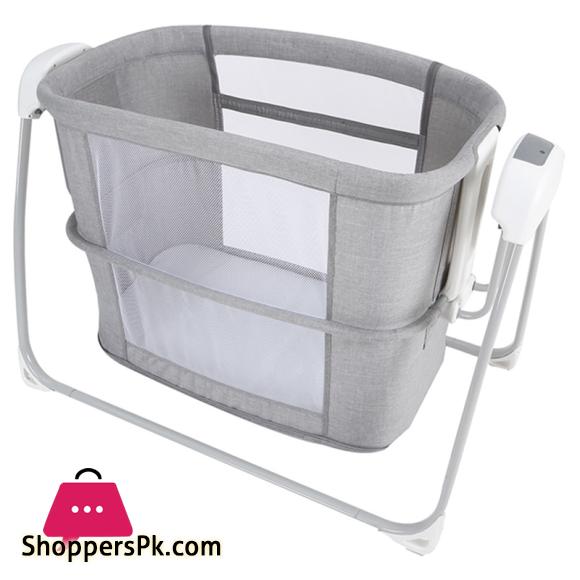 Mastela Deluxe 4 in 1 Bassinet Cradle Swing & Bedside Sleeper for Birth to 36 Month Kids - 8901