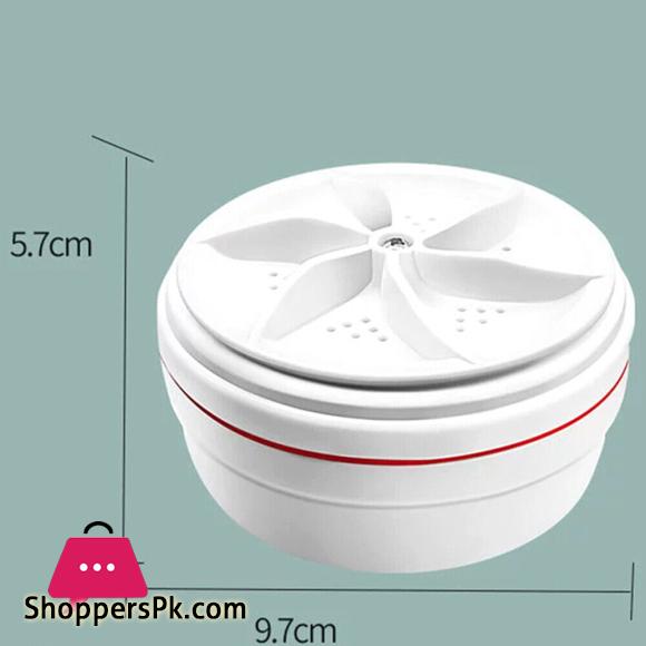 Mini Portable Ultrasonic Turbine Washing Machine Spin Laundry Washer