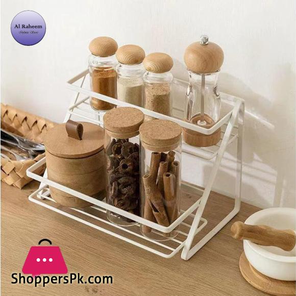 Spice Rack for Kitchen in Multipurpose Storage Rack