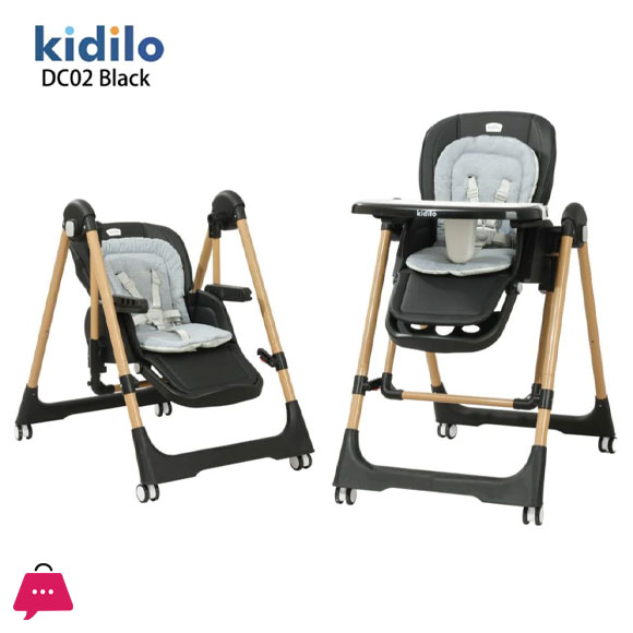 Kidilo 2 in 1 High Chair & Swing - DC02