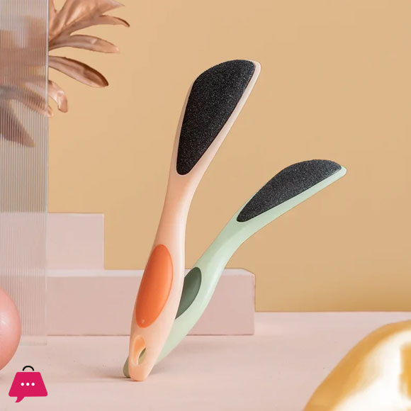 Long Handle Exfoliating Foot Scrubber Foot Cleaner Bathroom SPA Remove Dead Skin Foot Care