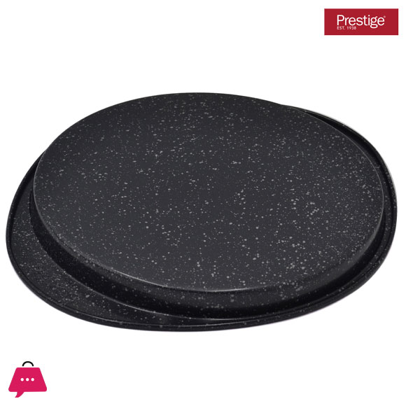 Prestige Granite 30cm Pizza Pan Ideal for Cooking Baking and Grilling - PR48751
