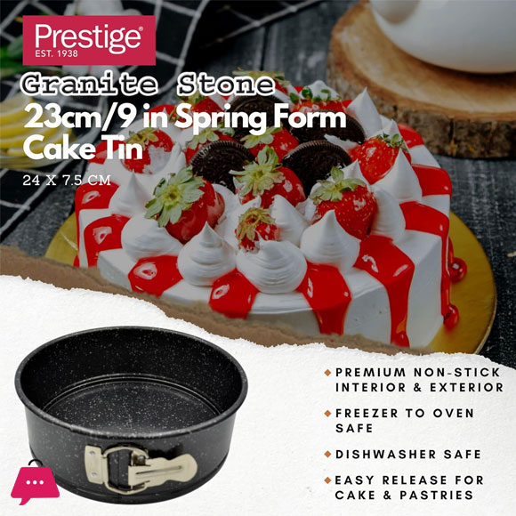 Prestige Granite Stone Spring Form Cake Tin - 23cm/9 inch