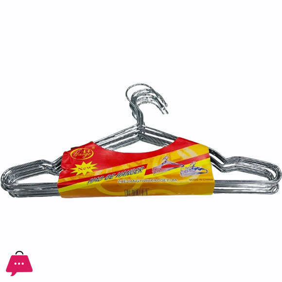 10 Pack Cloth Hangers - Strong Heavy Duty Stainless Steel Metal Hangers