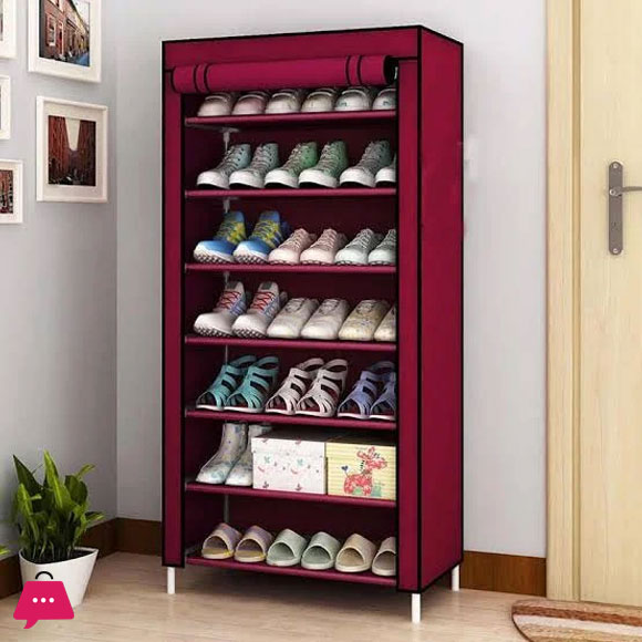 Multi-Layer Simple Shoe Rack Dust-Proof Storage Shoe Cabinet Multi-Layer Shoe Rack