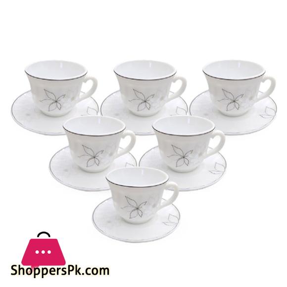 Cup & Saucer 6 Pcs Set 190ML
