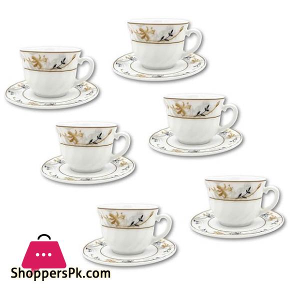 Cup & Saucer 6 Pcs Set 190ML