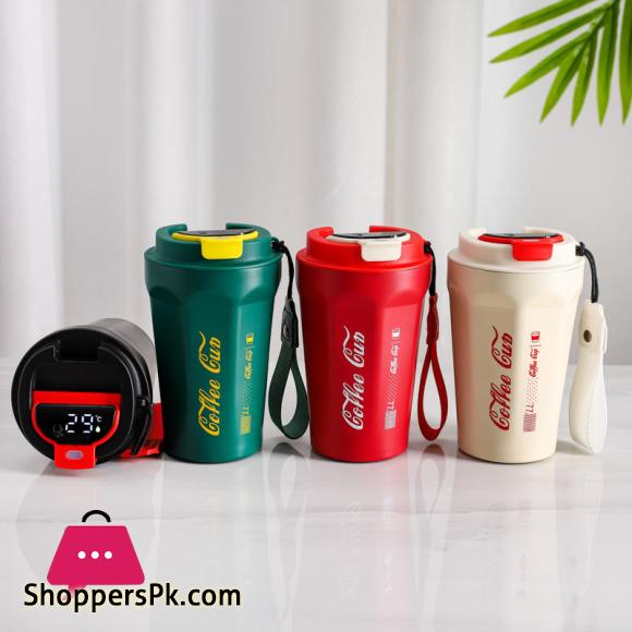 Double-Layer Intelligent Temperature Car Mug Hot-Cold 390ML