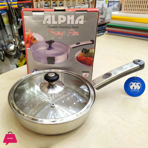 Alpha Stainless Steel Frypan 26 CM