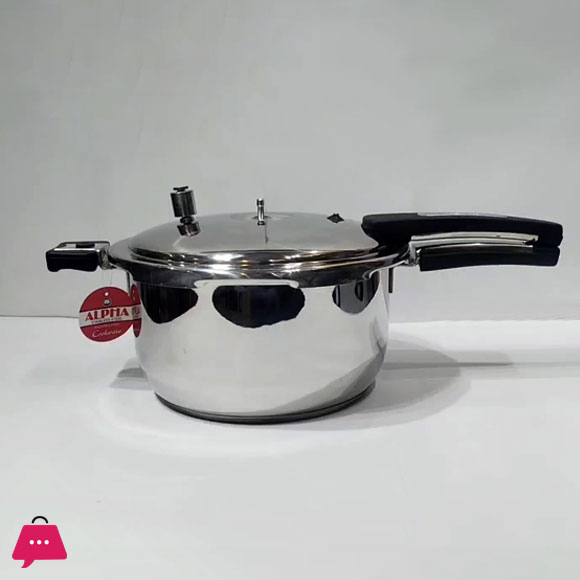 Alpha Stainless Steel Pressure Cooker 12 - Liter