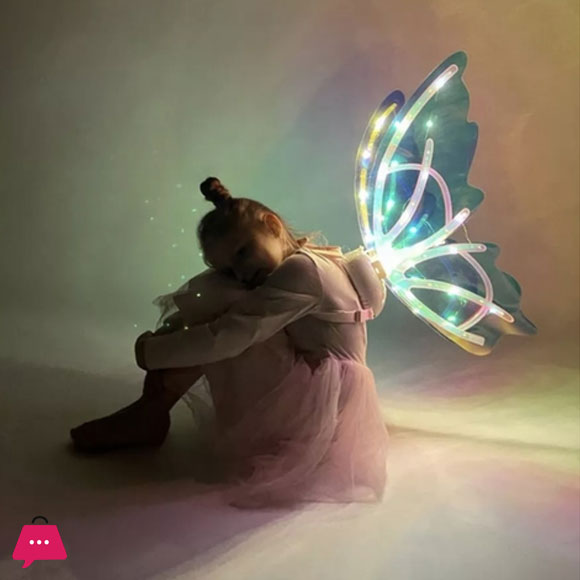 Butterfly Wings with Light & Melodies Childrens Wings That Glow Butterflies Fairies