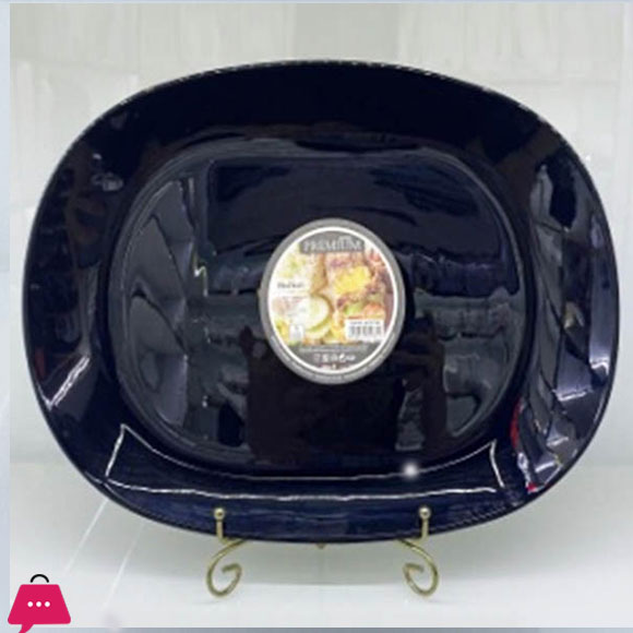 Danny Home Plate Opal Glass 12 Inch