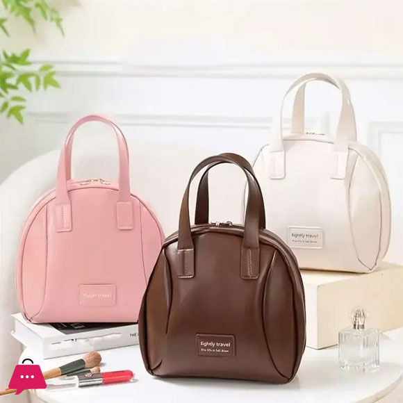 Multi-Layered Shell-Shaped Cosmetic Bag Cosmetic Sorting Bag