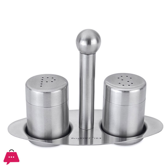 Stainless Steel Salt and Pepper Shakers Set