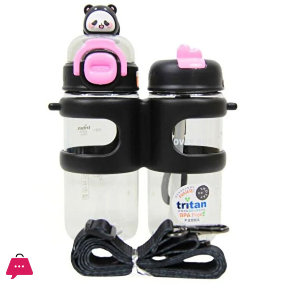 Twin Water Bottle 2 Compartments - 900ml