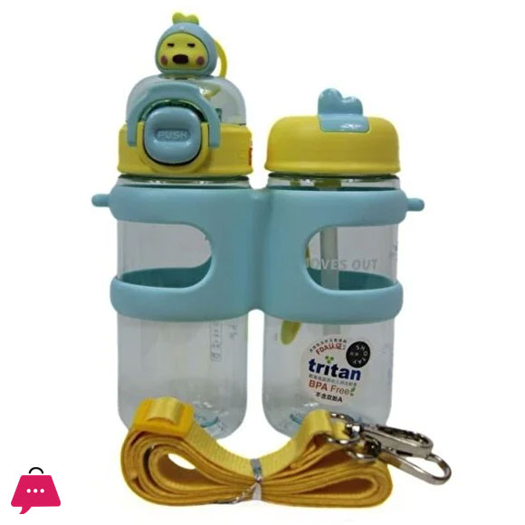 Twin Water Bottle 2 Compartments - 900ml