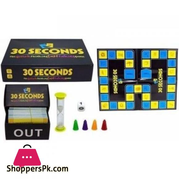 30 SECONDS Board Game Birthday Gift and Family Game