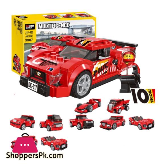 Architect Multificence Sports Cars Building Decool blocks 10 IN 1 Set - 31017 - 217pcs