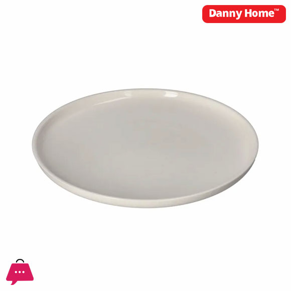 Danny Home Ceramic Tableware Round Shape Porcelain Dessert Plate 8-Inch
