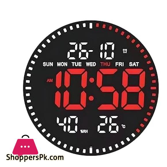 Digital Wall Clock with Remote Control Function