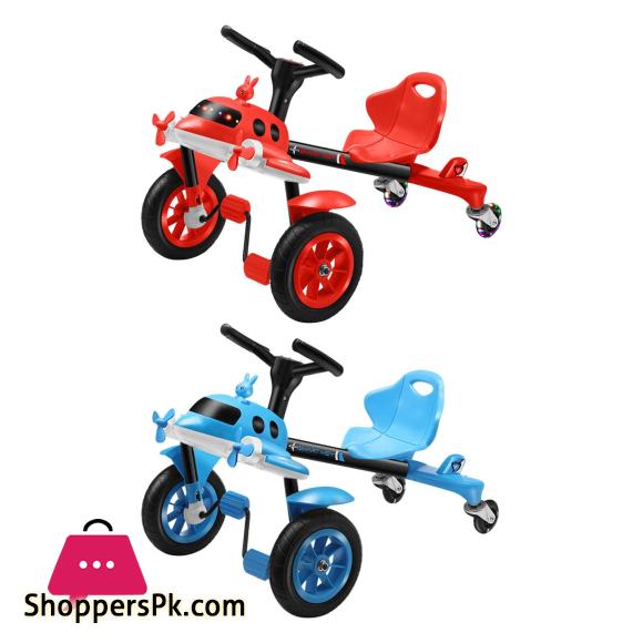 Drifting Go Kart Portable Classic Colorful Lights Adjustable Electric Go Kart Scooter for Kids 8-12 Years Old