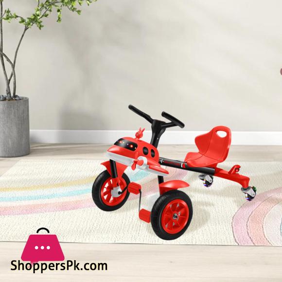 Drifting Go Kart Portable Classic Colorful Lights Adjustable Electric Go Kart Scooter for Kids 8-12 Years Old