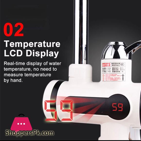 Hot Water Tap - Geyser - Electric Geyser - Instant Heating Electric Water Heater Faucet - Instant Electric Water Heater Tap