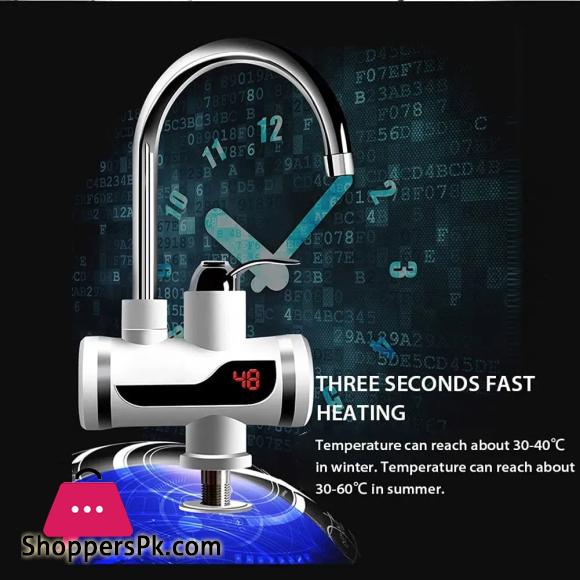 Hot Water Tap - Geyser - Electric Geyser - Instant Heating Electric Water Heater Faucet - Instant Electric Water Heater Tap
